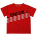 Texas Tech Raiders Red Short Sleeve Tee Shirt - Vive La Fête - Online Apparel Store
