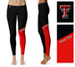Texas Tech Red Raiders Vive La Fete Game Day Collegiate Leg Color Block Women Black Red Yoga Leggings - Vive La Fête - Online Apparel Store