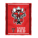 Texas Tech Red Raiders Vive La Fete Kids Game Day Red Plush Soft Minky Blanket 36 x 48 Mascot