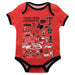 Texas Tech Red Raiders Hand Sketched Vive La Fete Impressions Artwork Infant Red Short Sleeve Onesie Bodysuit