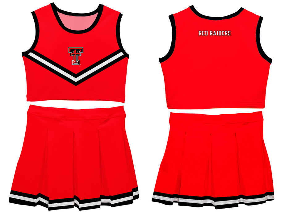 Texas Tech Red Raiders Vive La Fete Game Day Red Sleeveless Chearleader Set - Vive La Fête - Online Apparel Store
