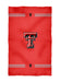 Texas Tech Red Raiders Vive La Fete Game Day Absorbent Premium Red Beach Bath Towel 31 x 51 Logo and Stripes