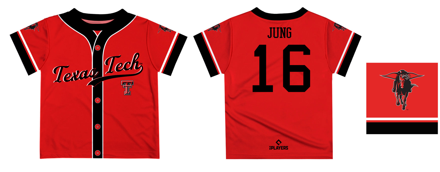 MLB Players Association Josh Jung Texas Tech Red Raiders MLBPA Officially Licensed by Vive La Fete T-Shirt - Vive La Fête - Online Apparel Store