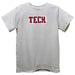 Texas Tech Red Raiders Smocked White Knit Short Sleeve Boys Tee Shirt - Vive La Fête - Online Apparel Store