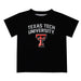 Texas Tech Red Raiders Vive La Fete Boys Game Day V2 Black Short Sleeve Tee Shirt