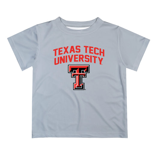 Texas Tech Red Raiders Vive La Fete Boys Game Day V2 Gray Short Sleeve Tee Shirt