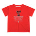 Texas Tech Red Raiders Vive La Fete Soccer V1 Red Short Sleeve Tee Shirt