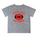 Texas Tech Red Raiders Vive La Fete Football V2 Heather Gray Short Sleeve Tee Shirt