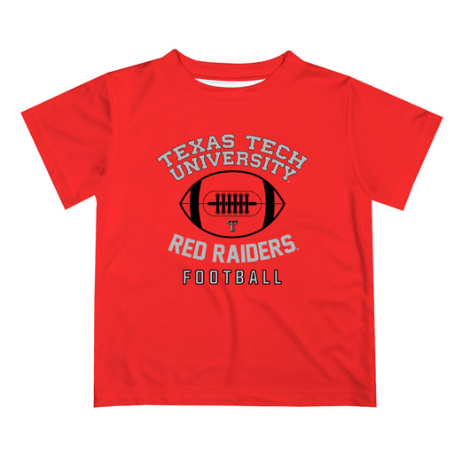 Texas Tech Red Raiders Vive La Fete Football V2 Red Short Sleeve Tee Shirt