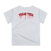 Texas Tech Red Raiders Original Dripping Basketball Gray T-Shirt by Vive La Fete - Vive La Fête - Online Apparel Store