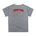 Texas Tech Red Raiders Original Dripping Basketball Gray T-Shirt by Vive La Fete - Vive La Fête - Online Apparel Store