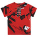 Texas Tech Red Raiders Vive La Fete Boys Game Day Red Short Sleeve Tee Paint Brush - Vive La Fête - Online Apparel Store