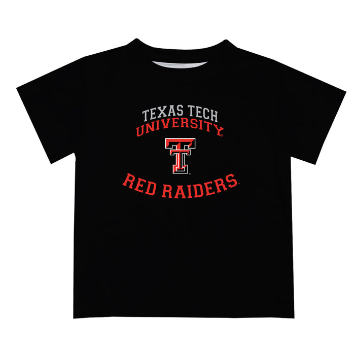 Texas Tech Red Raiders Vive La Fete Boys Game Day V1 Black Short Sleeve Tee Shirt