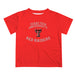 Texas Tech Red Raiders Vive La Fete Boys Game Day V1 Red Short Sleeve Tee Shirt