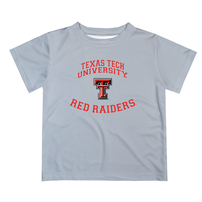 Texas Tech Red Raiders Vive La Fete Boys Game Day V1 Gray Short Sleeve Tee Shirt