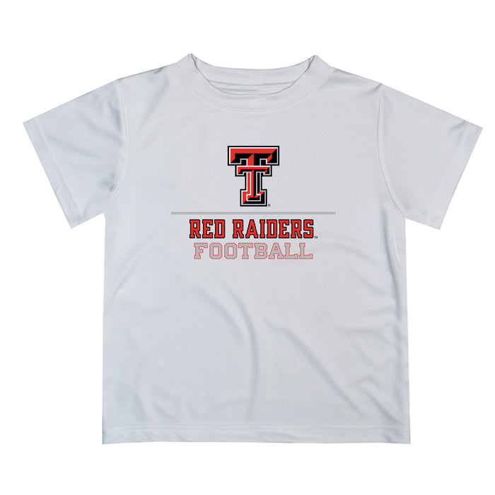 Texas Tech Red Raiders Vive La Fete Football V1 White Short Sleeve Tee Shirt