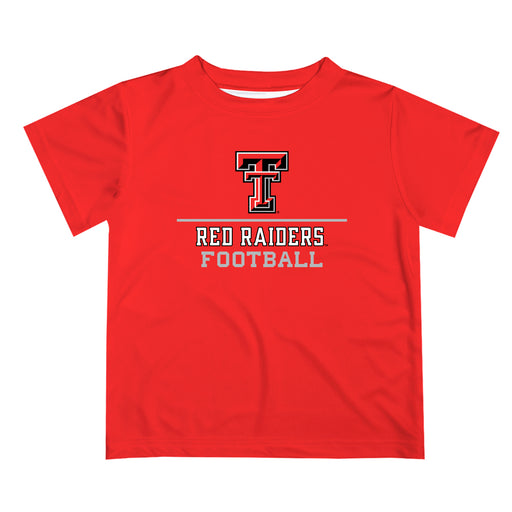 Texas Tech Red Raiders Vive La Fete Football V1 Red Short Sleeve Tee Shirt