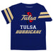 Tulsa Golden Hurricane Blue Short Sleeve Tee Shirt - Vive La Fête - Online Apparel Store