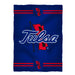 The University Of Tulsa Stripes Blue Fleece Blanket