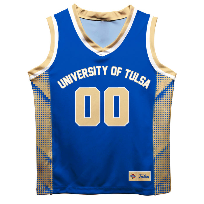 Tulsa Golden Hurricane Vive La Fete Game Day Blue Boys Fashion Basketball Top