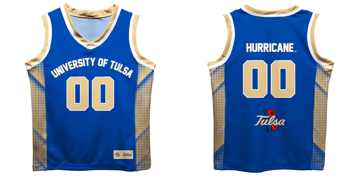 Tulsa Golden Hurricane Vive La Fete Game Day Blue Boys Fashion Basketball Top - Vive La Fête - Online Apparel Store