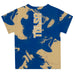 Tulsa Golden Hurricane Vive La Fete Marble Boys Game Day Blue Short Sleeve Tee - Vive La Fête - Online Apparel Store