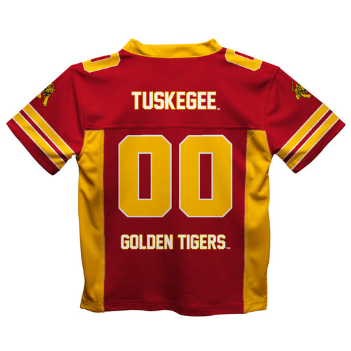 Tuskegee University Golden Tigers Vive La Fete Game Day Crimson Boys Fashion Football T-Shirt - Vive La Fête - Online Apparel Store
