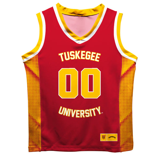 Tuskegee University Golden Tigers Vive La Fete Game Day Crimson Boys Fashion Basketball Top