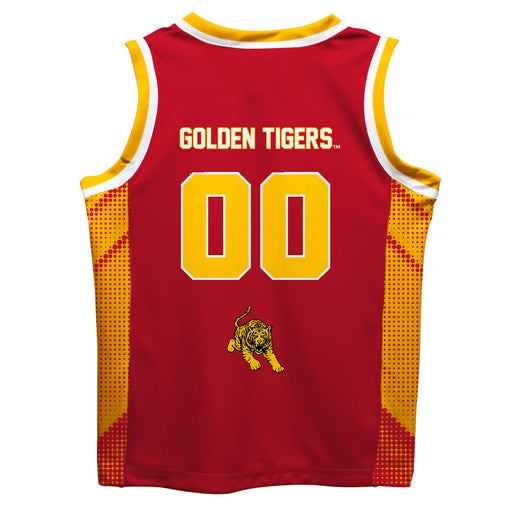 Tuskegee University Golden Tigers Vive La Fete Game Day Crimson Boys Fashion Basketball Top - Vive La Fête - Online Apparel Store