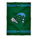 Tulane Green Wave Vive La Fete Game Day Soft Premium Fleece Green Throw Blanket 40 x 58" Mascot and Stripes" - Vive La Fête - Online Apparel Store
