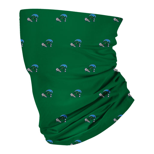Tulane Green Wave Vive La Fete All Over Logo Game Day Collegiate Face Cover Soft 4-Way Stretch Two Ply Neck Gaiter - Vive La Fête - Online Apparel Store