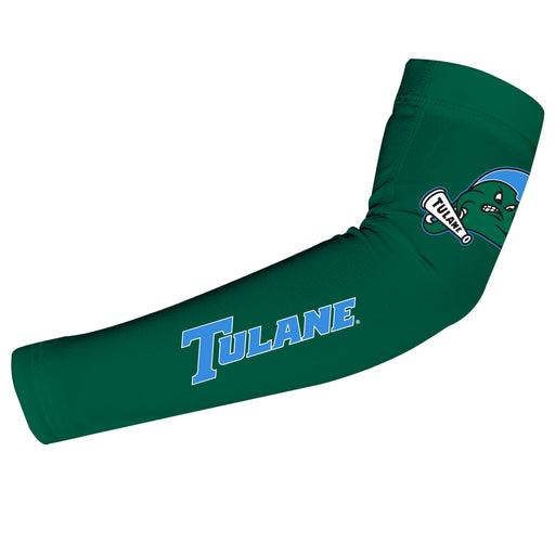 Tulane Green Wave Vive La Fete Toddler Youth Women Game Day Solid Arm Sleeve Pair Primary Logo and Mascot