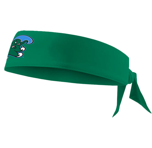Tulane Green Wave Vive La Fete Green Head Tie Bandana