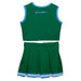 Tulane Green Wave Vive La Fete Game Day Green Sleeveless Cheerleader Set - Vive La Fête - Online Apparel Store