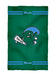 Tulane Green Wave Vive La Fete Game Day Absorbent Premium Green Beach Bath Towel 31 x 51 Logo and Stripes