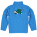 Tulane Green Wave Vive La Fete Game Day Solid Blue Quarter Zip Pullover Sleeves - Vive La Fête - Online Apparel Store