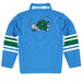 Tulane Green Wave Vive La Fete Game Day Blue Quarter Zip Pullover Stripes on Sleeves - Vive La Fête - Online Apparel Store
