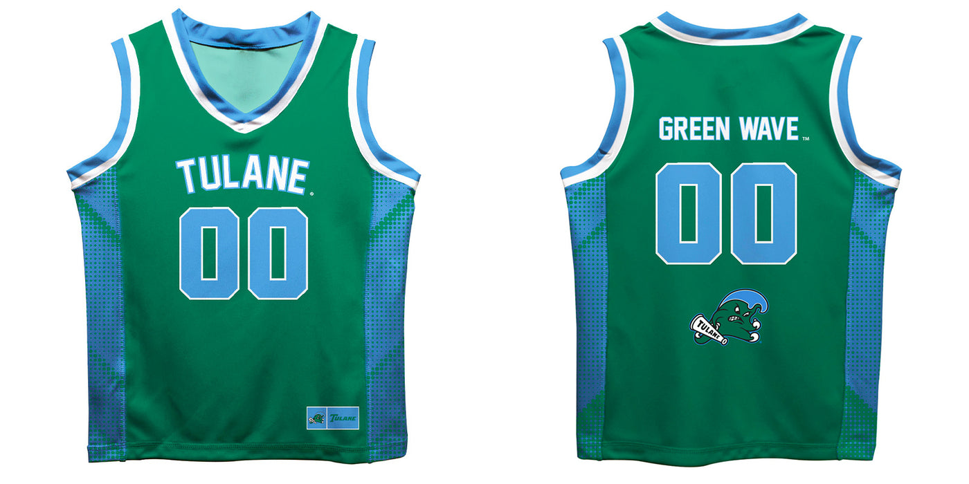 Tulane Green Wave Vive La Fete Game Day Green Boys Fashion Basketball Top - Vive La Fête - Online Apparel Store