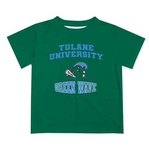 Tulane Green Wave Vive La Fete Boys Game Day V3 Green Short Sleeve Tee Shirt