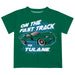 Tulane Green Wave Vive La Fete Fast Track Boys Game Day Green Short Sleeve Tee