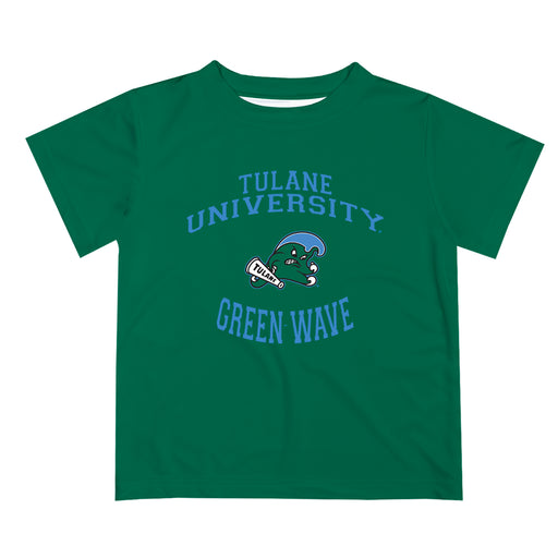 Tulane Green Wave Vive La Fete Boys Game Day V1 Green Short Sleeve Tee Shirt