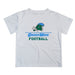 Tulane Green Wave Vive La Fete Football V1 White Short Sleeve Tee Shirt