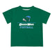 Tulane Green Wave Vive La Fete Football V1 Green Short Sleeve Tee Shirt