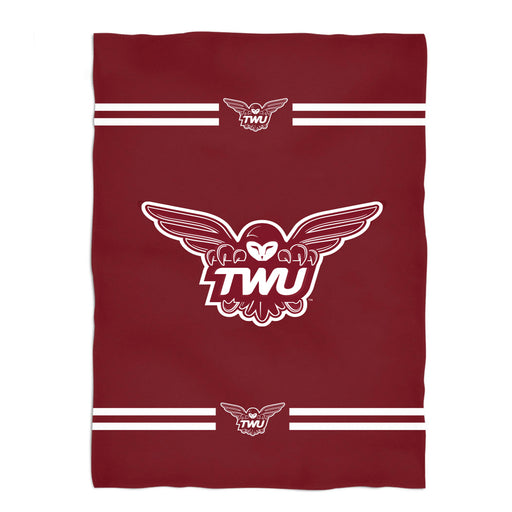 Texas Women University Pioneers Blanket Maroon - Vive La Fête - Online Apparel Store