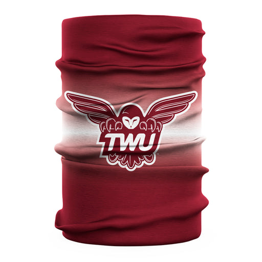 Texas Woman University Pioneers Vive La Fete Degrade Logo Game Day Collegiate Face Cover Soft 4 Way Stretch Neck Gaiter - Vive La Fête - Online Apparel Store