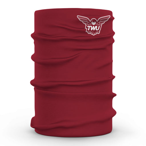 Texas Women University Pioneers Neck Gaiter Solid Maroon - Vive La Fête - Online Apparel Store