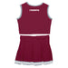 Texas Womans Pioneers Vive La Fete Game Day Maroon Sleeveless Cheerleader Set - Vive La Fête - Online Apparel Store