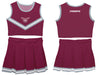 Texas Womans Pioneers Vive La Fete Game Day Maroon Sleeveless Cheerleader Set - Vive La Fête - Online Apparel Store