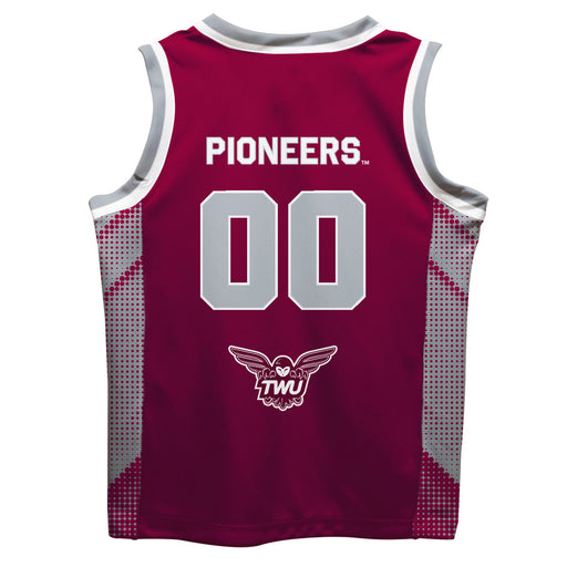 Texas Womans University Pioneers Vive La Fete Game Day Maroon Boys Fashion Basketball Top - Vive La Fête - Online Apparel Store