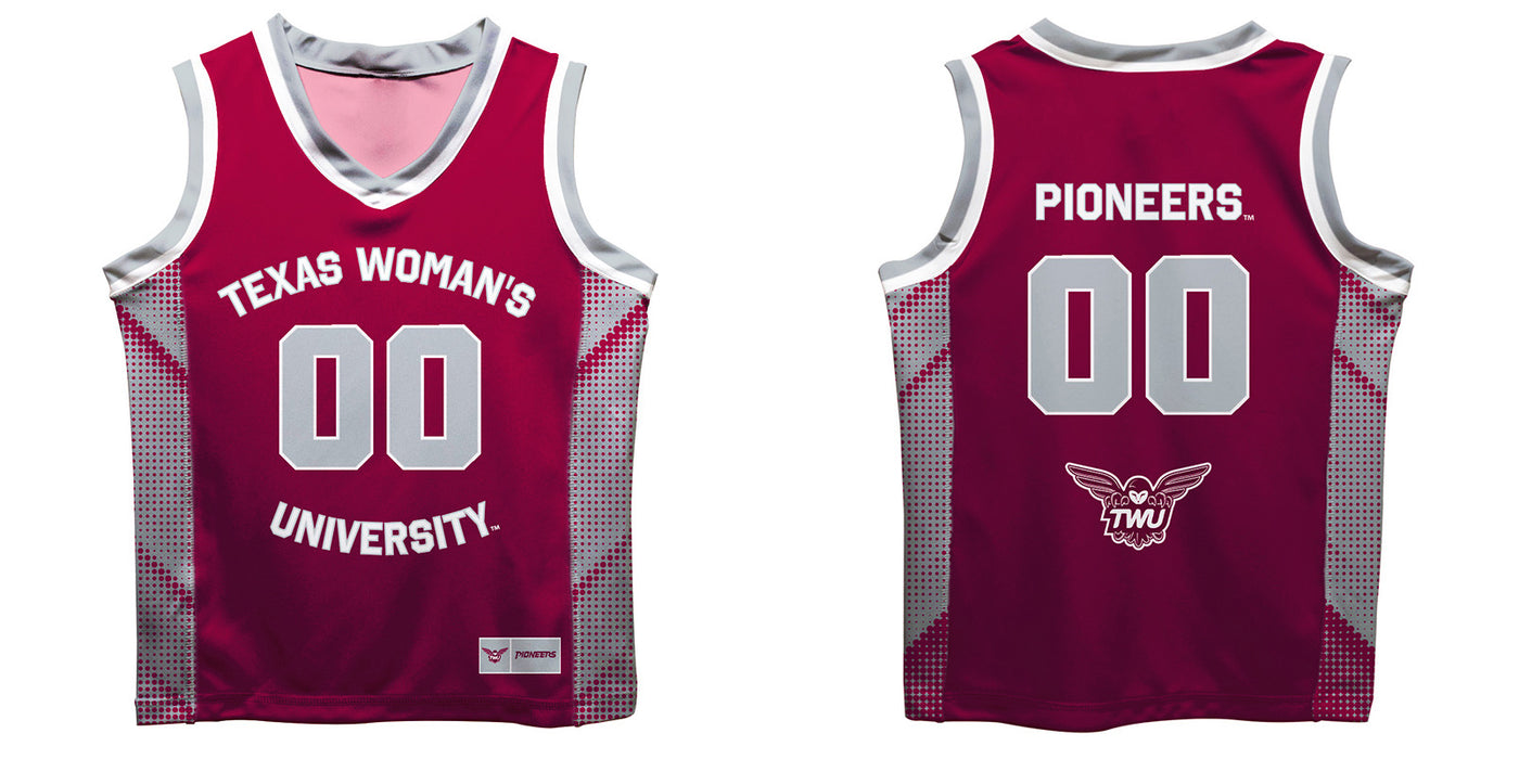 Texas Womans University Pioneers Vive La Fete Game Day Maroon Boys Fashion Basketball Top - Vive La Fête - Online Apparel Store